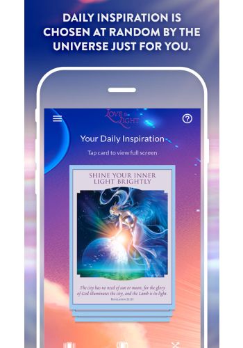 Love and Light Cards App view 3