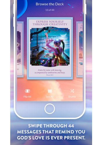 Love and Light Cards App view 4
