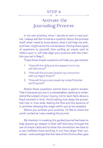 The Oracle Card Journal view 5