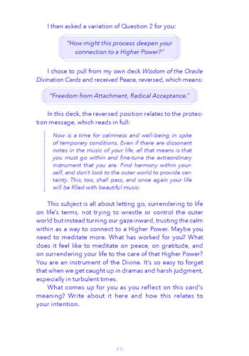 The Oracle Card Journal view 8