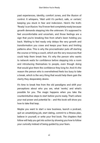 Start Before You're Ready view 8