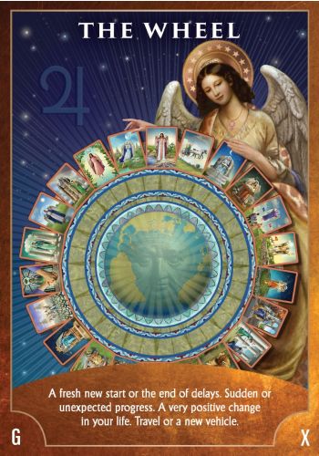 ANGEL TAROT - Jeu De 78 Cartes En Couleur + Notice - Complet - Occasion