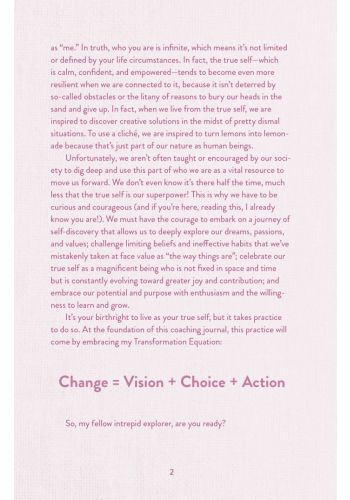 The Art of Change, A Guided Journal view 8