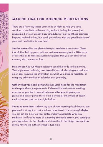 Morning Meditations Journal view 5