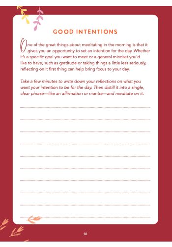 Morning Meditations Journal view 3