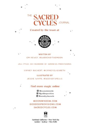 The Sacred Cycles Journal view 12