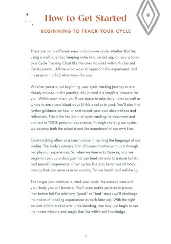 The Sacred Cycles Journal view 3