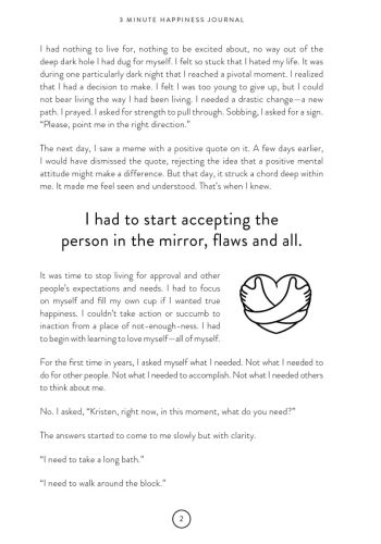 3 Minute Happiness Journal view 9