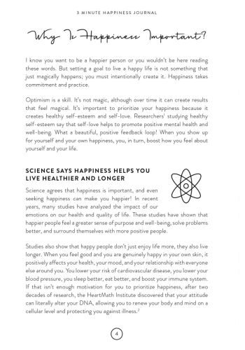 3 Minute Happiness Journal view 7