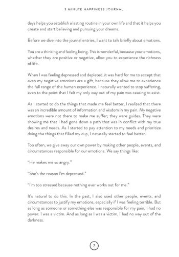 3 Minute Happiness Journal view 4